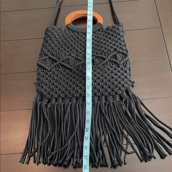 Danielle Nicole Black Fringe Crossbody Bag - Picture 4 of 11